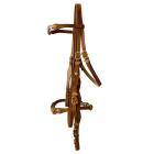 Portugalská uzdečka Cortesia Marjoman * Barva: sv. hnědá, přezky: portugal.