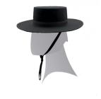 Sombrero styl cordobés 112, černý, * 01 černá, velikost