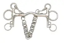 Udidlo Pelham krátké  Inox 21250C * Šířka uditka 12.5 cm